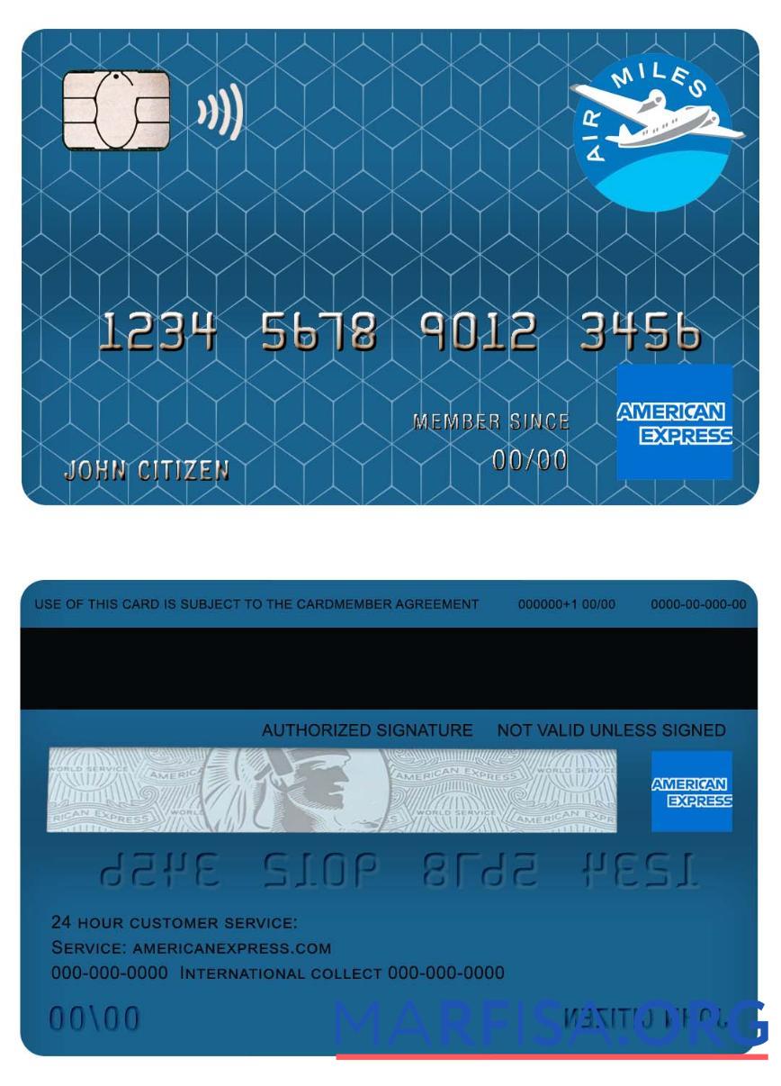 Realistic Canada american express air miles credit card download for verification